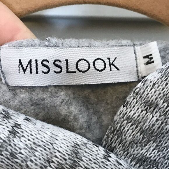 MissLook Womens Size M Hooded Pullover Jacket‎ Woodland Mountain Print Outdoors - Picture 7 of 10